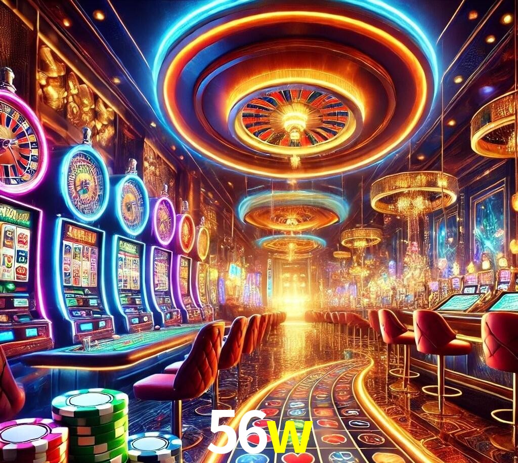 56w Ambiente vibrante de cassino online